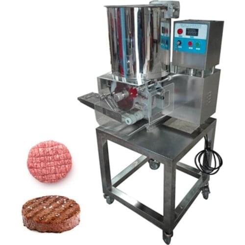 Automatic Stainless Steel Hamburger Patty Meatloaf Forming Pressing Machine Meat Pie Cutlet Making Machines