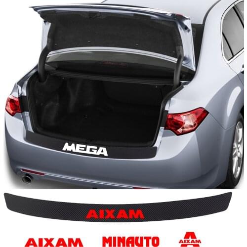 Car Stickers Carbon Fiber Trunk Decal For AIXAM DTRUCK GTO MEGA MINAUTO ROADLINE SCOUTY Car Accessories Carbon Fiber Trunk Decal