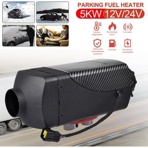 5KW 12V/24V Car Air Heater Compact Automatic Fuel Heater Universal Parking Fuel Heater For Vehicle Automotive Heater Accessories