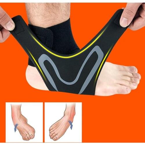 1Pc Breathable Elastic Ankle Foot Brace Support Compression Guard Protector Elastic Bandage Foot Protective Gear Gym Fitness