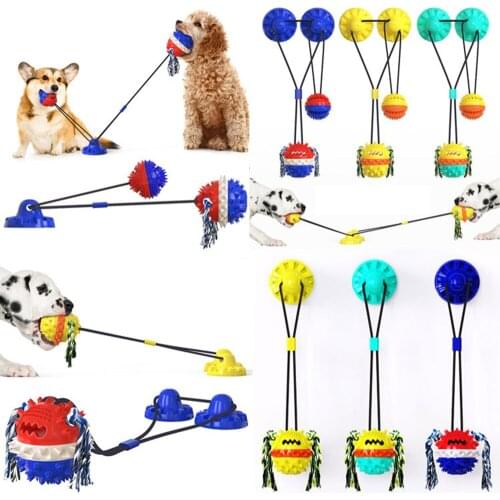 Pet Toys Powerful Dog Sucking Dog Teeth-proof Sounding Toys Molar Teeth Resistant Bite Ball Pet Accessories