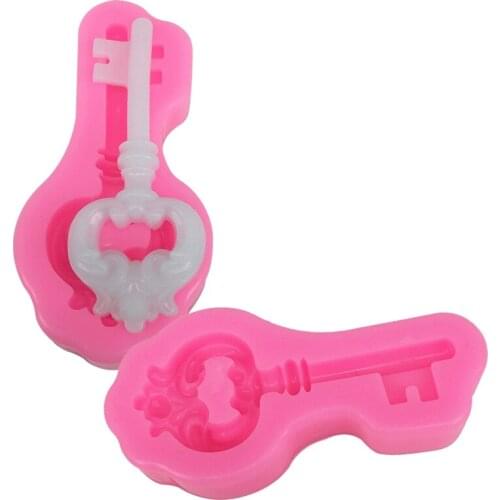 Key Shapes Silicone Molds Fondant Cake Decorating Tools Fun Mould