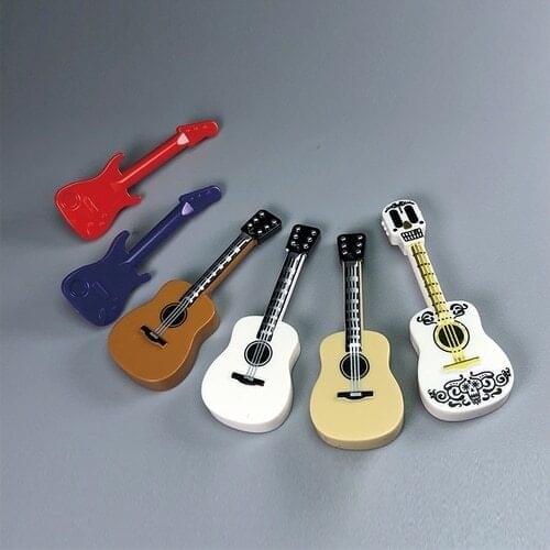 Locking City Child Gift Develop Childrens Hobbies Guitar Musical Instrument DIY Educational Toys Building Blocks Cities Model