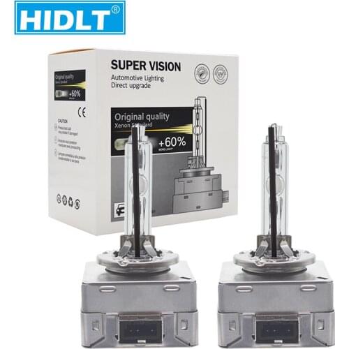 HIDLT 2PCS New Original 55W D1S D3S HID Xenon Bulb 12V 35W 4300K 5000K 6000K 8000K Metal Claw HID Bulb For Car Xenon Light Kit