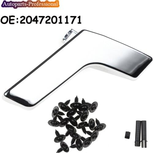 For Mercedes W204 C250 C300 C350 C400 C63 GLK250 GLK300 GLK350 3.0 3.5L Left Side Chrome Inside Interior Door Handle Repair