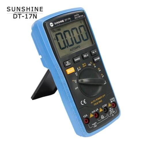 Multimeter Fully Automatic SUNSHINE DT-17N High Precision Digital Display AC DC Voltage and Current Resistance Measurement