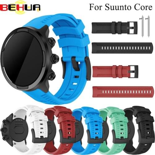 New Outdoor Sport Silicone Replacement Watch Band Wrist Strap Bracelet for Suunto 9 Spartan Sport Wrist HR Baro Smartwatch Strap