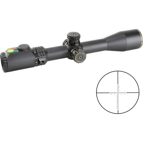 SNIPER WKP 3-15X44 SAL Hunting Riflescope Side Parallax Adjustment Glass Etched Reticle RG Illuminated with Bubble Level