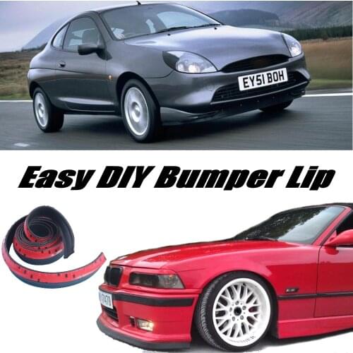 Bumper Lip Deflector Lips For Ford Puma Front Spoiler Skirt For Car View Tuning / Body Kit / Strip