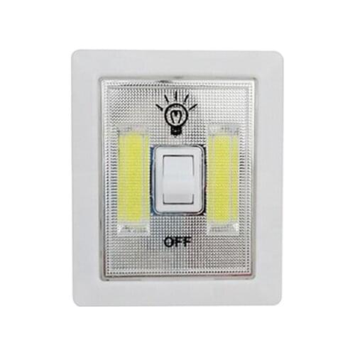 Portable wireless small wall mounted 2 COB pull switch led night light