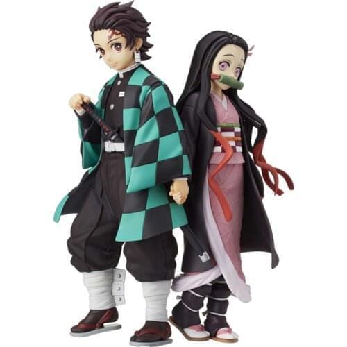 Pre-Sale Demon Slayer Blade Tanjirou Nezuko Anime Figure Colletible Model Toys Pvc Model Cartoon Toys Ornaments Anime Toys Gifts