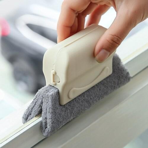 Creative Window Groove Cleaning Brush Slot Cleaner Brush Clean Window Slot Household Cleaning Tool