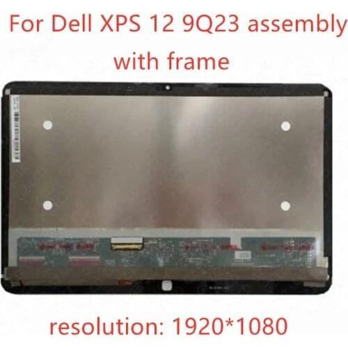 12.5" LP125WF1 SP Touch LCD screen with frame replacement For Dell XPS 12 9Q23 LED assembly 1920*1080 FHD Fully Tested