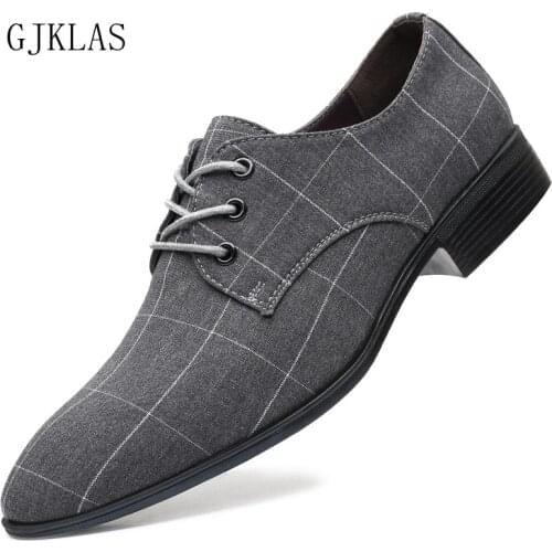 Size 48 Canvas Wedding Dress Shoes Men Casual Fashion Party Formal Shoes for Men Original Elegant Cheap Office Oxford Shoes Man