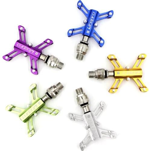 Litepro Ultralight CNC Quick Release Bicycle Pedals MTB Bike Pedal Anti-slip Cycling 3 Sealed Bearings Pedals MTB Accessories