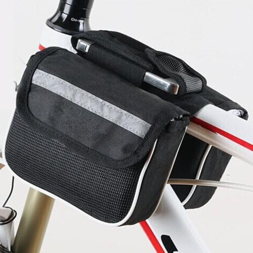 Bicycle Tube Saddle Bag Large Storage Bag Cycling Bag Mountain Road Bike Outdoor Cycling Bicycle Accessories Bike Top Tube Bag