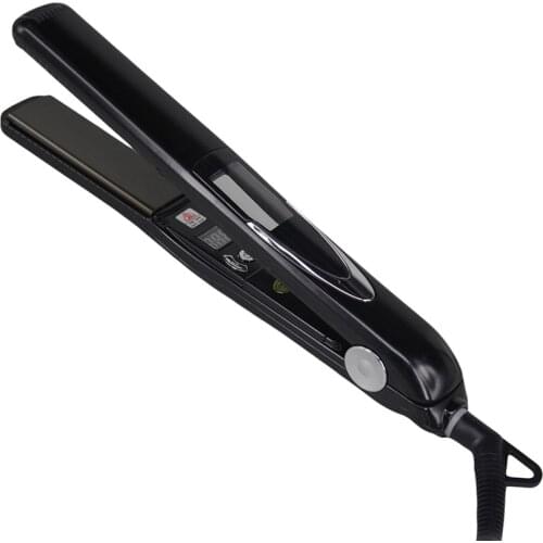 Professional Titanium Hair Straightener Iron Vibrate Message Keratin 470F Flat Iron Fast Vibrating Salon Hair Straightening Iron