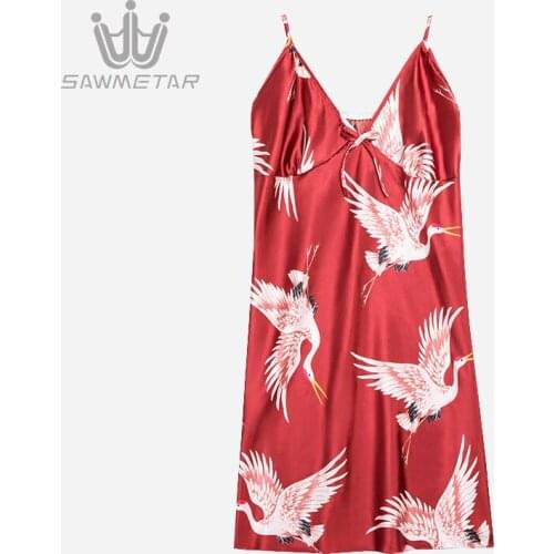 Women Sexy Night Dress Summer Large Size Sleeping Dress Lingerie Babydoll Seamless Sleepwear Sexy V Neck Nightwear Nightgown