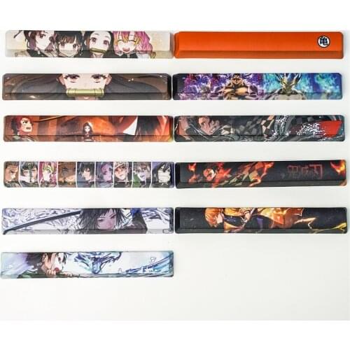 1PC 6.25u For Mechanical Keyboard Keycap Personalized Animation Custom PBT Keycap OEM Height