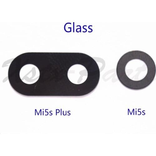 3PCS New Glass Back Rear Camera Lens glass replacement + Sticker for Xiaomi 5S Mi5S Plus