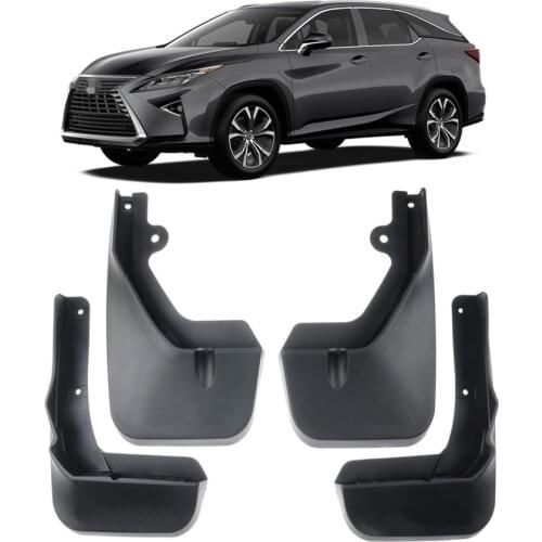 4pcs Mud Flaps Mud Guards For LEXUS RX RX350 RX450h RX200T RX350L 2016 2017 2018 Mudflaps Splash Guards Fender accessories