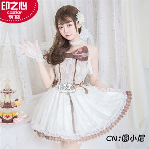 Anime Cosplay Costume Lovelive Sunshine AZALEA Kurosawa Dia lovely fresh Lace Princess Dress H