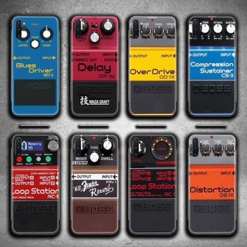 Boss Distorion Pedal Phone Case For Samsung Galaxy Note20 ultra 7 8 9 10 Plus lite M51 M21 M31S J8 2018 Prime