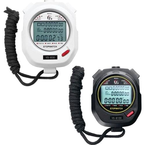 Digital Stopwatch Timer Multifunction Portable Outdoor Sports Running Training Timer Chronograph Stop Watch
