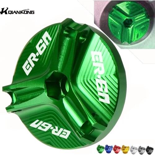 For KAWASAKI ER6N ER-6N 2005 2006 2007 2008 2009 2004 2003 Motorcycle Aluminum M20*2.5 Engine Oil Filter Cup Plug Cover Screw