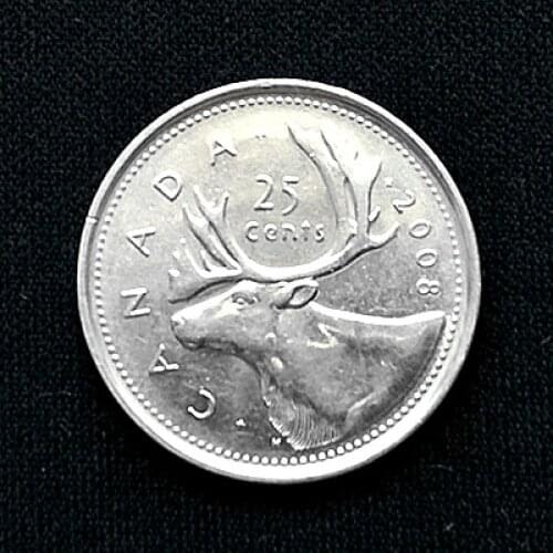 Canada 25 cents 50th Anniversary of Queen Elizabe Commonwealth Coins Old Original Coin Collectible Edition 100% Real Random Year