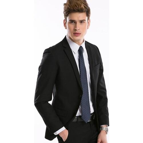 Tailored Men Suits For Wedding Black Business Smart Casual Bridegroom Custom Slim Fit Prom Groom Tuxedo Best Man Blazer 2 Pieces