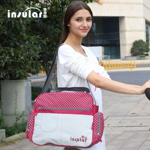 Artfunning Multifunctional mommy bag single shoulder messenger,large-capacity outing bag, mom bag for delivery free Shipping