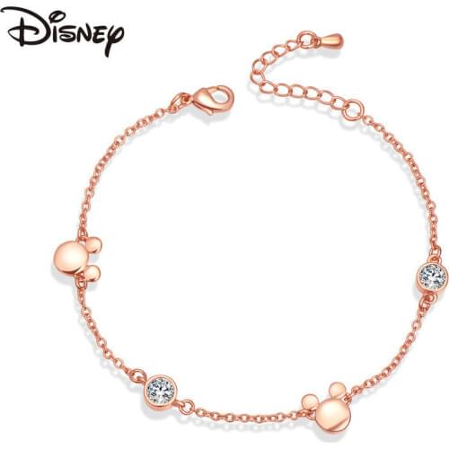 Disney Fashion Accessories Mickey Ladies Net Red Bracelet Jewelry Trend To Send Girlfriend Valentines Day Birthday Jewelry Gift