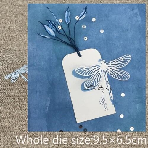 New Design Craft Metal die cuts Cutting Die dragonfly insect decoration scrapbooking Album Paper Card Craft Embossing die cuts