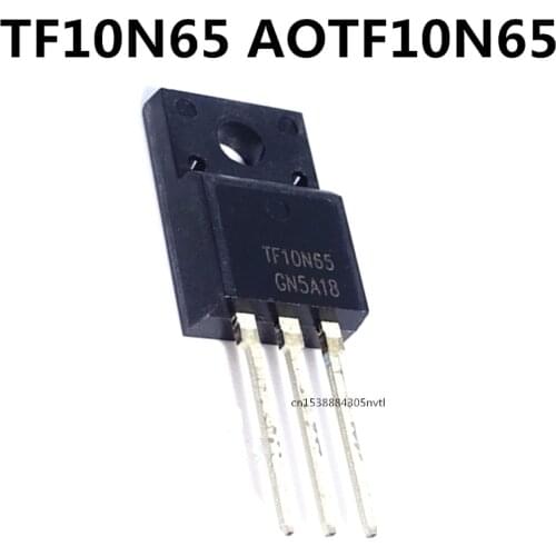 Original 10pcs/ TF10N65 AOTF10N65 TO-220F 650V 10A