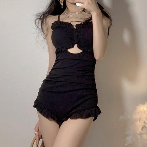 Sexy One Piece Swim Suit Swimsuit Women 2021 Swimwear Ladies Bathing Female Korea Ins Push Up Animal Cotton Sierra Surfer Beach