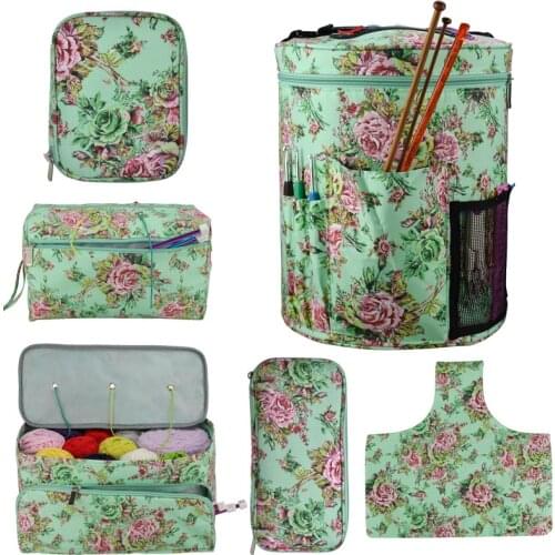 Empty Knitting Yarn Storage Bag For Crochet Hooks Knitting Needles Sewing Kit Knitting Storage Bag for Yarn