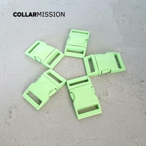 Retailing green metal buckle quick side release for garment dog accessories 25mm sewing DIY dog collar accessory CCK25G