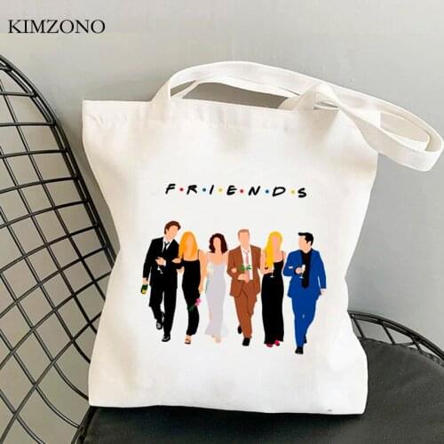 Friend Tv shopping bag bolsa handbag eco jute bag tote canvas bag string bolsas reutilizables sacolas