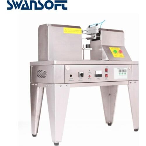 Swansoft semi-automatic toothpaste cosmetic, pharmaceutical tube sealing machine,soft tube sealer equipment