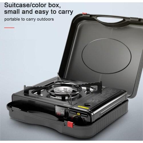 Outdoor Gas Stove Household Cassette Furnace Portable Windproof Cas Hot Pot Wild Barbecue Stove