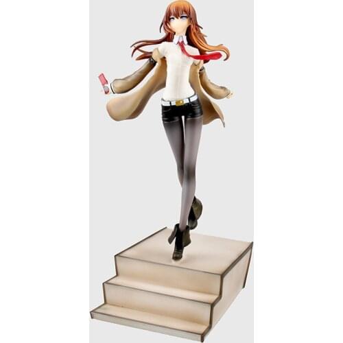 Japan Anime STEINS GATE Kurisu Makise Assistant 1/8 Scale PVC Figure Figurine Toy Model Statue 25cm New With Box