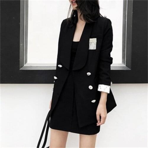 Женские двубортные пиджаки Zeongro China At AliExpress