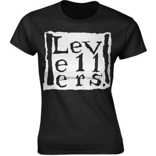The Levellers 'Logo' (Black) Womens Fitted T-Shirt - NEW & OFFICIAL