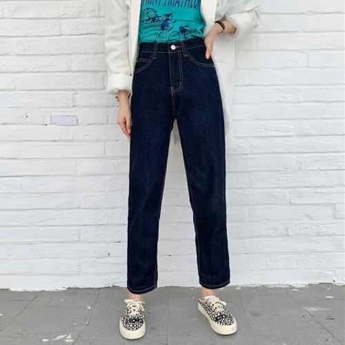 Womens Pants Mom jeans woman high waist 2020 Undefined Baggy Oversize Loose Wide Denim Pants Fashion y2k Straight Trousers