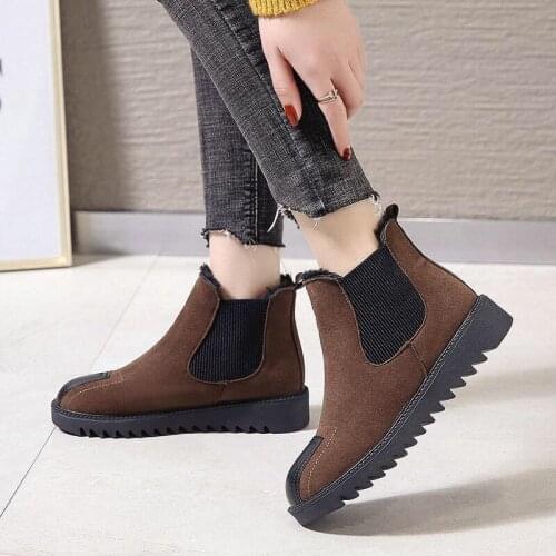 Tenis Feminino Women Tennis Shoes 2020 winter snow boots Female Gym Sport Shoes suede Trainers Lady Flat Sneakers Zapatos Mujer