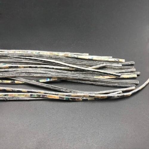 2/5pcs Abalone Shell Guitar Binding Purfling Strips Inlay White Pearl for Guitar Mandolin Ukulele Binding Maker 800*2*1.5mm