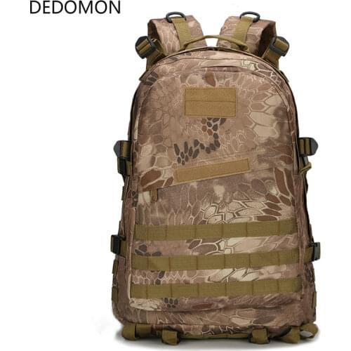 2018 40L 3D Outdoor Sport Military Tactical Backpack 600D Nylon Camping Hiking Trekking Travel Bags Cycling Climbing Sport Bags