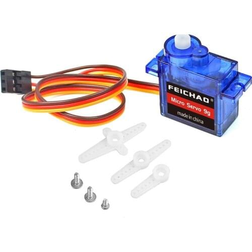 9G Mini Servos Steering Gear for RC 250 450 Helicoper Airplane Car Ship Boat Robot