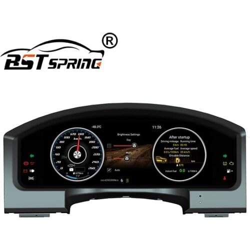 Bosstar car touch screen dashboard placement for Toyota land cruiser 2016-2019 car tachometer auto instrument cluster